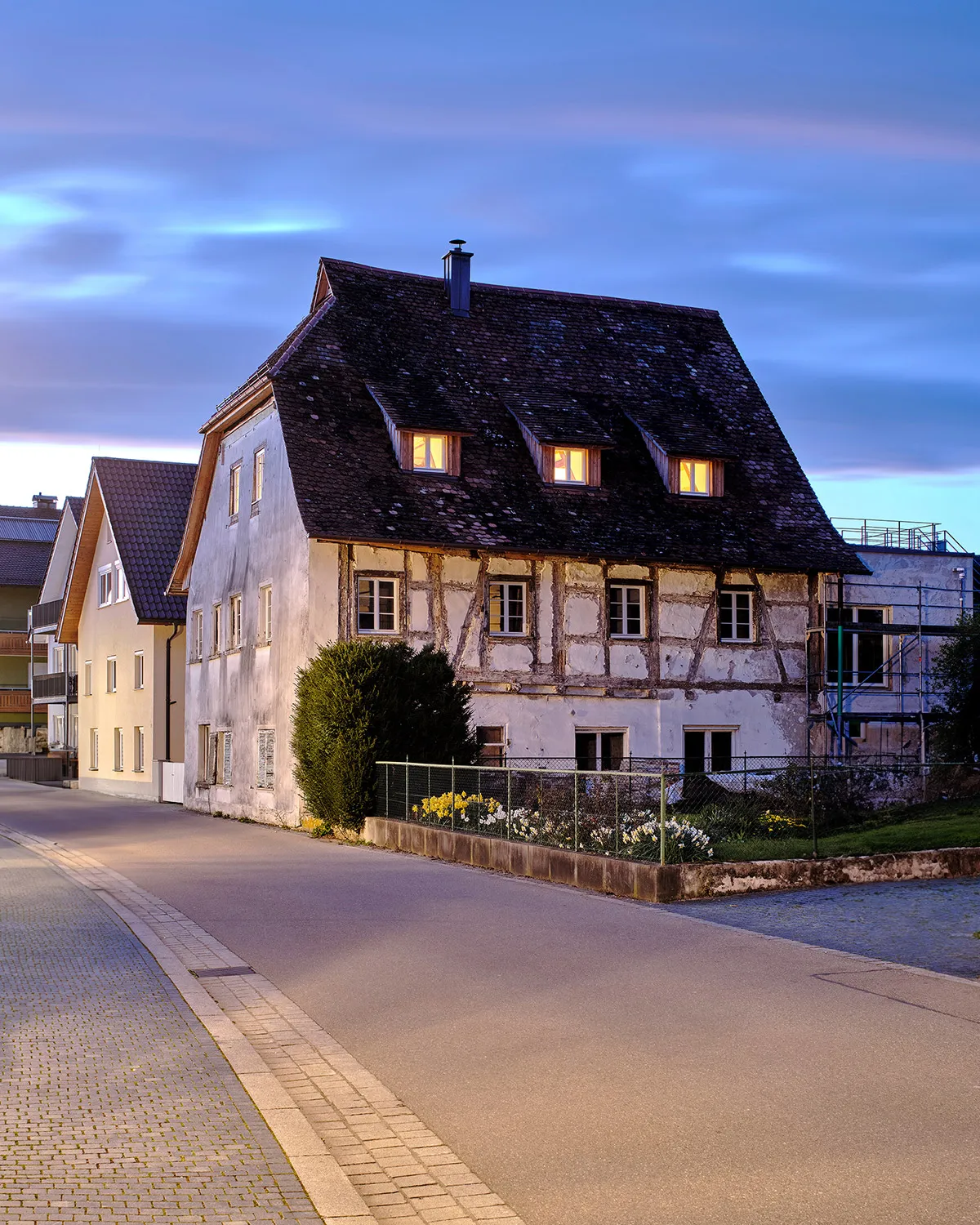 Denkmalsanierung Wohnhaus von 1530 - Ansicht 13, vorher