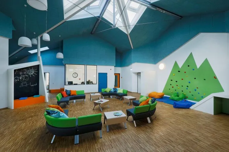 Stiftung Liebenau – Tagesklinik für Kinder- und Jugendpsychiatrie, St. Lukas Klinik | Umbau Klinikgebäude – Ansicht 3