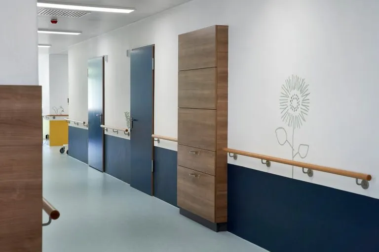 Stiftung Liebenau – Krankenstation für Menschen mit Mehrfachbehinderung, St. Lukas Klinik | Umbau Station – Ansicht 4