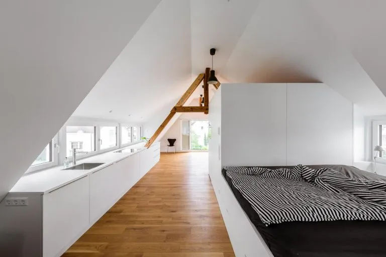 Umbau und Sanierung Wohnhaus Langenargen (Baujahr 1930) — Innenausbau Dachgeschoß – Ansicht 4