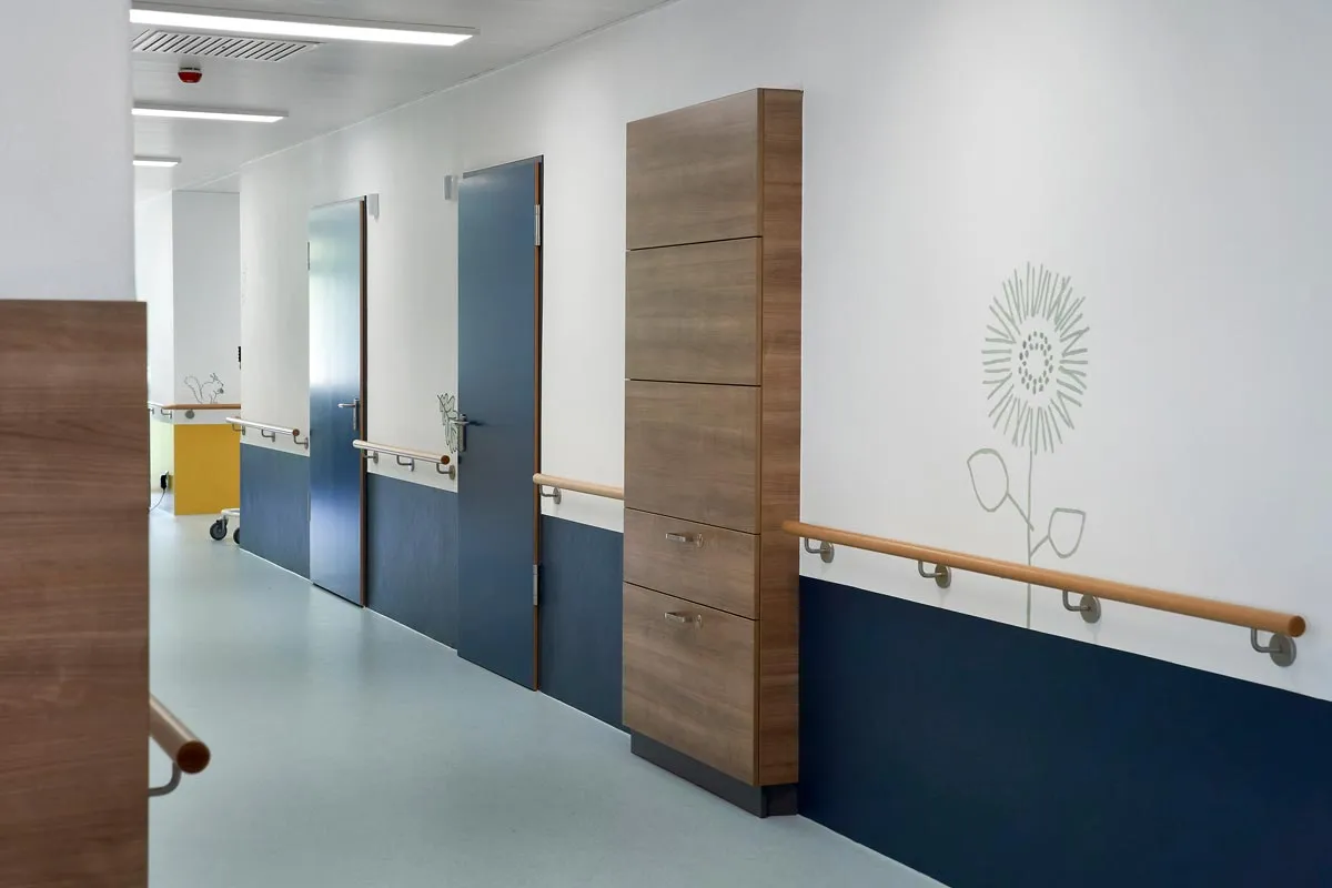 Stiftung Liebenau - Krankenstation für Menschen mit Mehrfachbehinderung, St. Lukas Klinik | Umbau Station - Ansicht 4